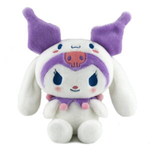 Peluche Kuromi blanc 20 cm