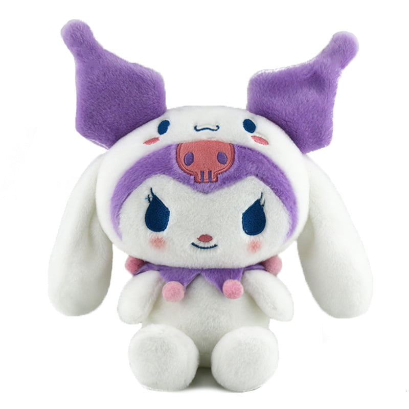 Peluche Kuromi blanc 20 cm