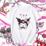 T-shirt Hello Kitty Kuromi Happy