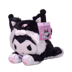 Peluche Kuromi chat 20 cm