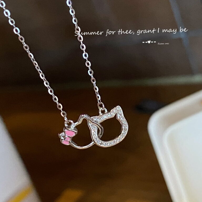 Collier double Hello Kitty