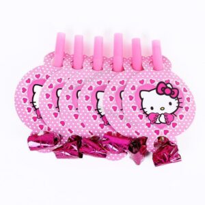 Sifflet en rouleau Hello Kitty rose x6