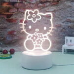 Lampe Hello Kitty fleur