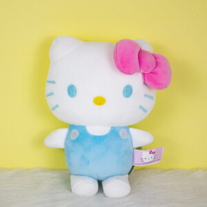 Peluche Hello Kitty bleu ciel