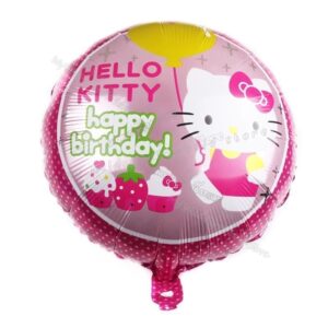 Ballons Hello Kitty Happy Birthday