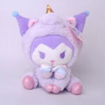 Peluche Kuromi violet 20 cm