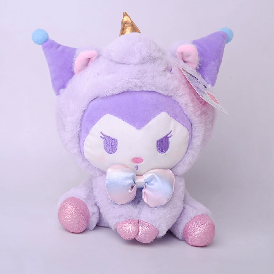 Peluche Kuromi violet 20 cm