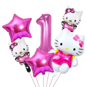 Kit ballons Hello Kitty
