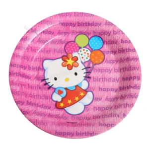6 assiettes Hello Kitty 23 cm