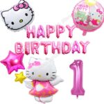Kit de ballons Hello Kitty kawaii