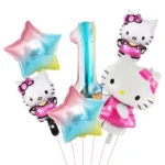 Kit de ballons Hello Kitty multicolore