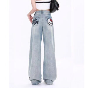 Pantalon large Hello Kitty chic