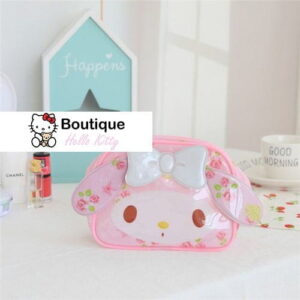 Trousse de toilette Hello Kitty emoji rose
