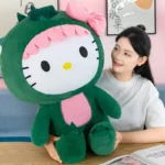 Peluche Hello Kitty dinosaure