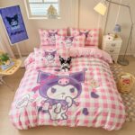 Parure de lit Kuromi violette