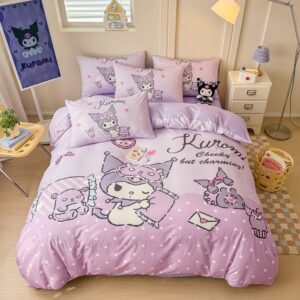 Parure de lit Kuromi tendance