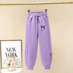 Pantalon Hello Kitty doux violet