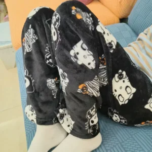 Pantalon de pyjama Hello Kitty noir