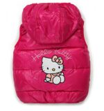 Veste Hello Kitty sans manches rose bonbon