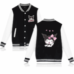 Veste Kuromi Happy rose ou noir