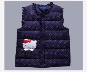 Veste Hello Kitty pois bleu