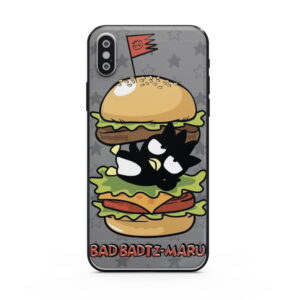 Coque Badtz-Maru noir hamburger
