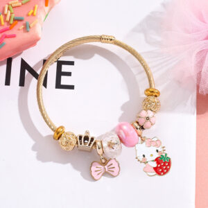 Bracelet Hello Kitty Fraise