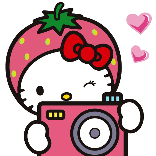 Personnage Hello Kitty qui sourit
