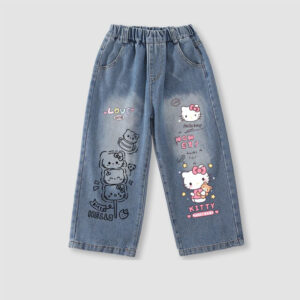 Jean enfant Hello Kitty Kaiwaii