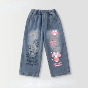 Jean enfant My Melody court