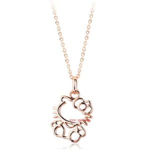 Collier Hello Kitty or rose
