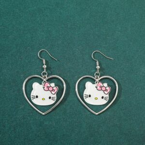 Boucle d'oreille Hello Kitty Heart