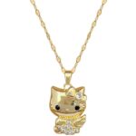 Collier Hello Kitty jaune