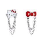Boucle d’oreille Hello Kitty pendante