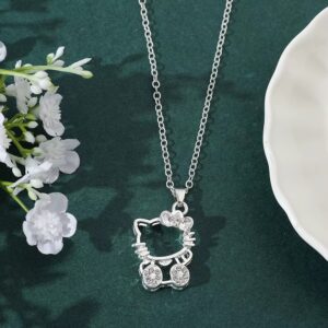 Collier Hello Kitty argent