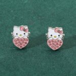 Boucle d’oreille Hello Kitty cœur love