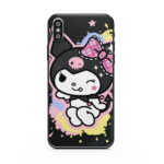 Coque Kuromi noire pour smartphone