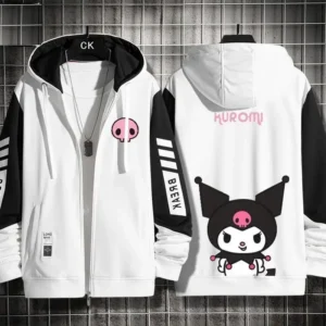 Sweat zippé Kuromi kawaii