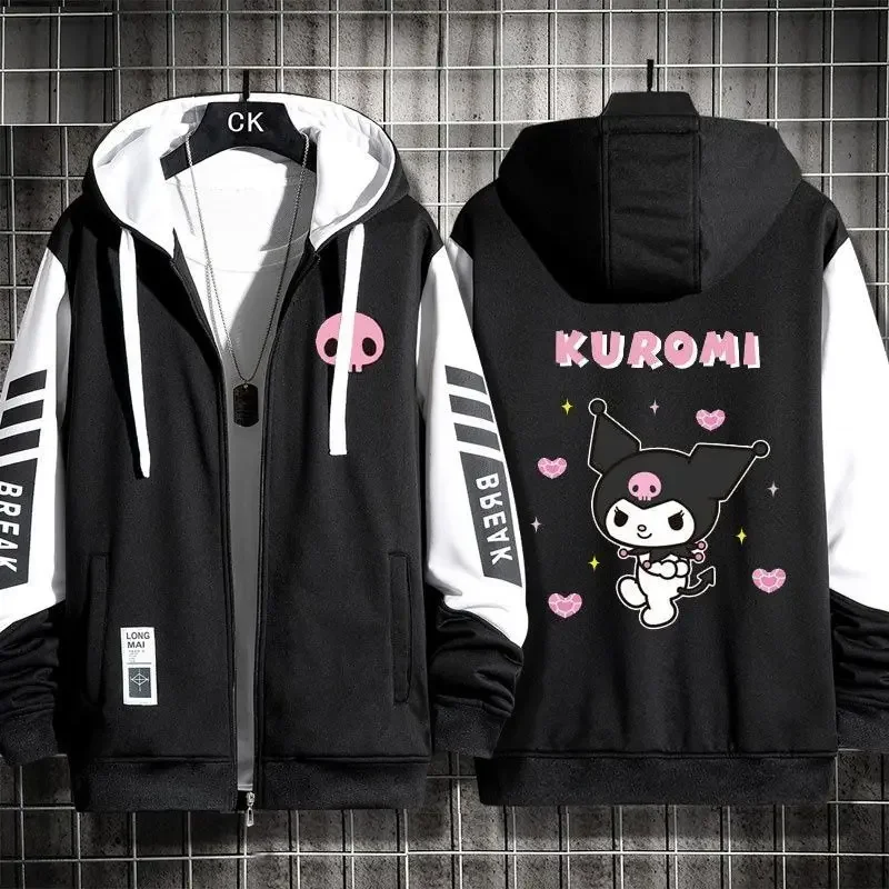 Sweat zippé Kuromi Love – Image 2