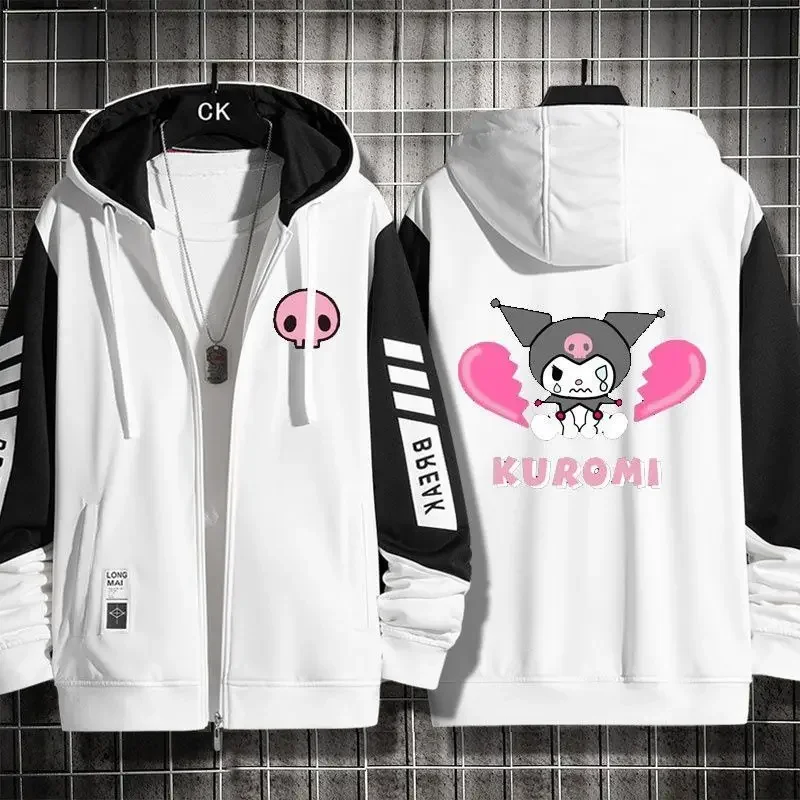Sweat zippé Kuromi cœur – Image 2